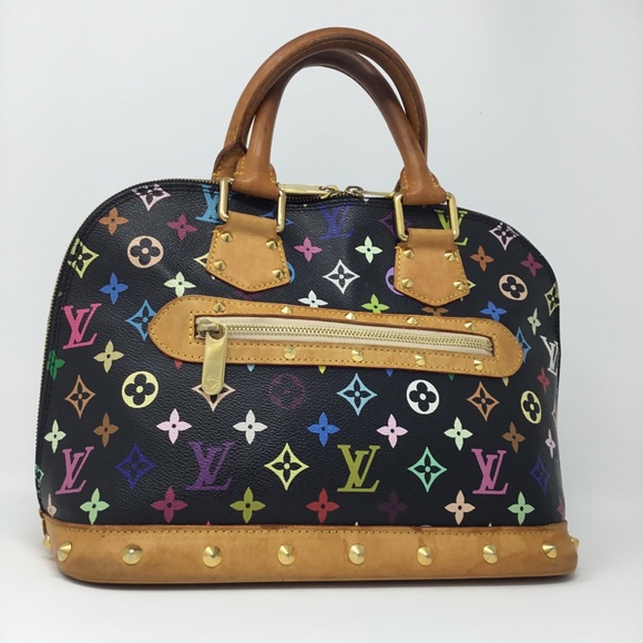 Alma Multicolor Noir Black Murakami Studded SD0074 - Picture 6 of 8